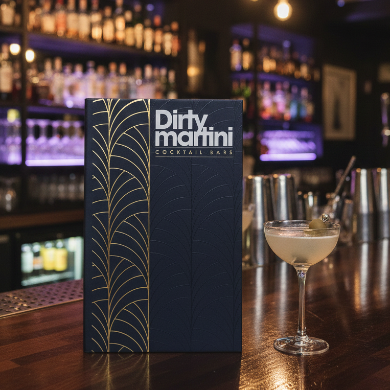 Personalised restaurant menu covers